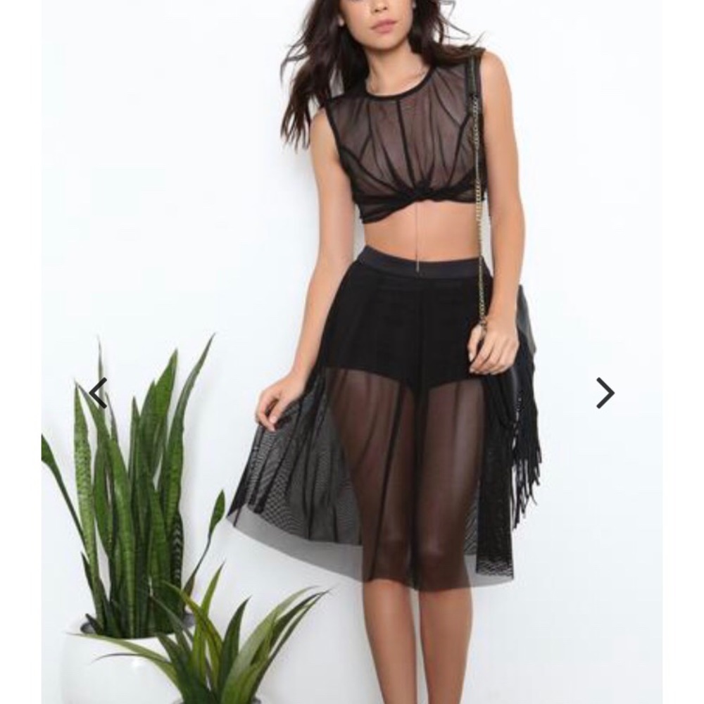 Black skirt